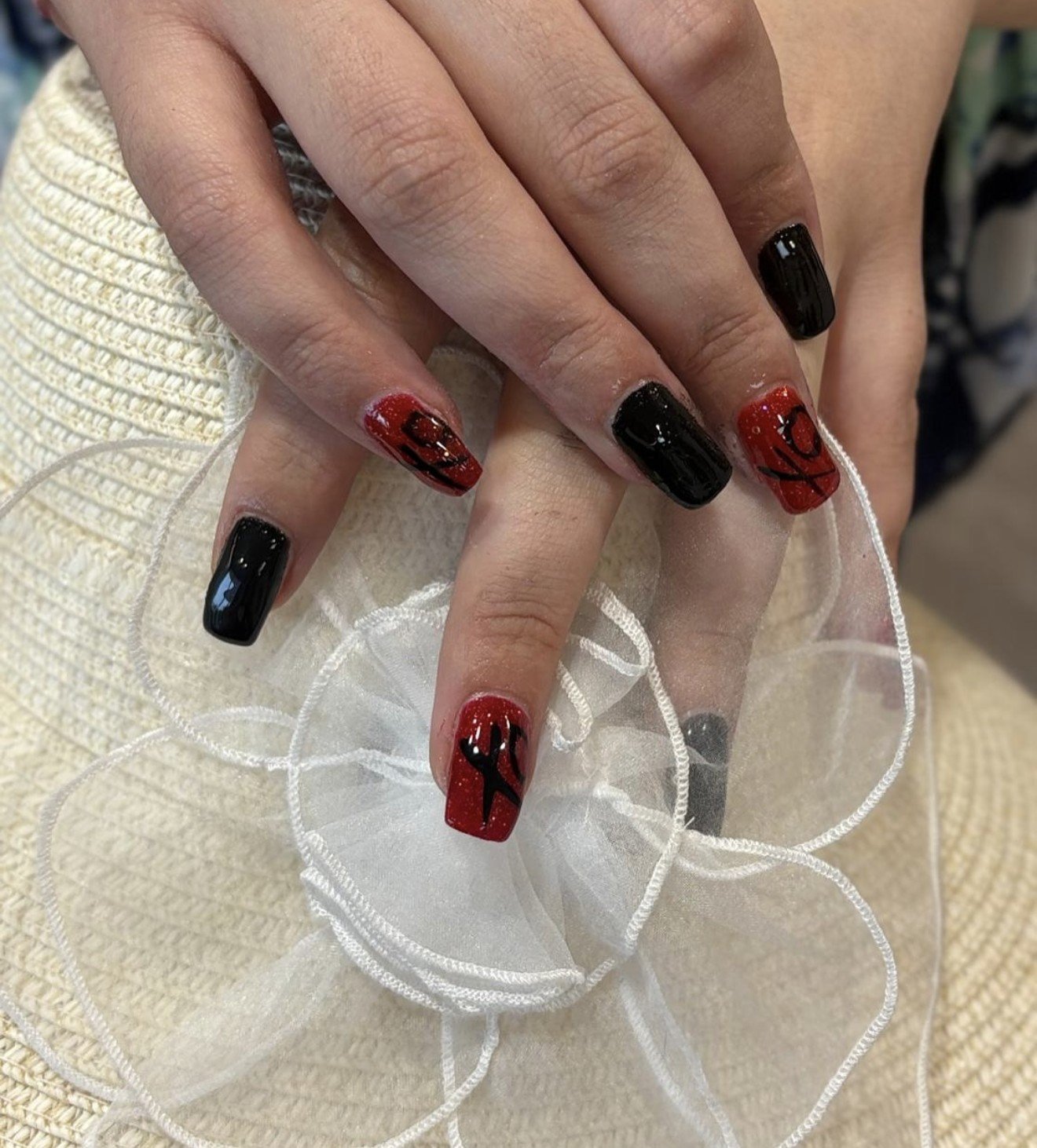 Nail art manicure
